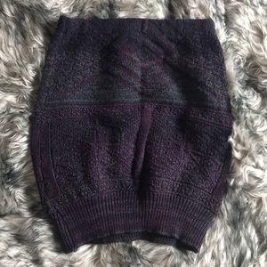 Urban Renewal purple knit mini skirt